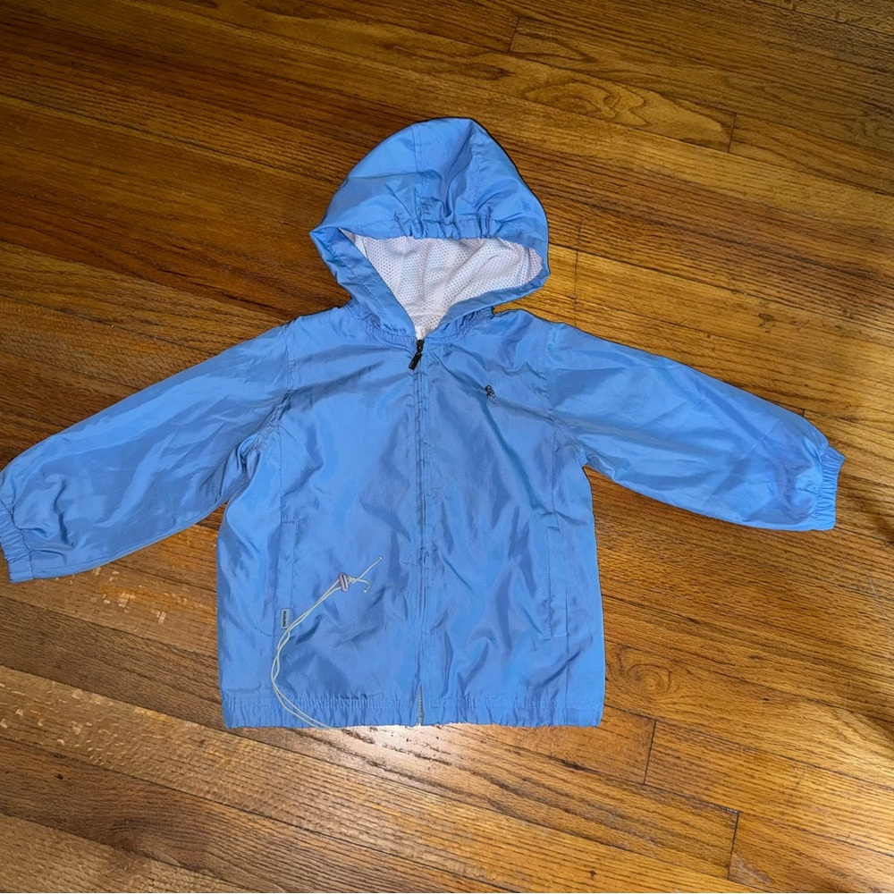 Toddler Agabang Powder Blue Hooded windbreaker Jacket